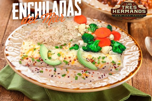 Enchiladas Del Mar.