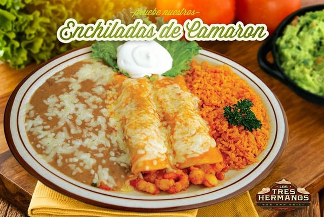 Enchiladas de Camaron.